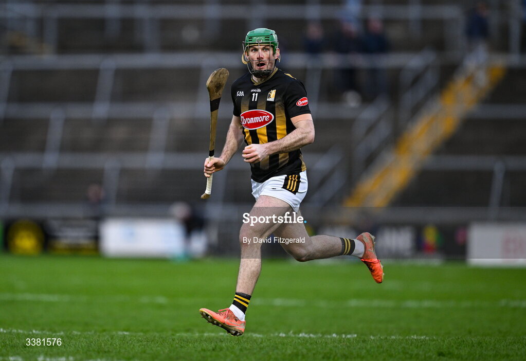 7 March 2026; Eoin Cody of Kilkenny during the Allianz Hurling League Division 1A match between Galway and Kilkenny at Pearse Stadium in Galway. Photo by David Fitzgerald/Sportsfile
