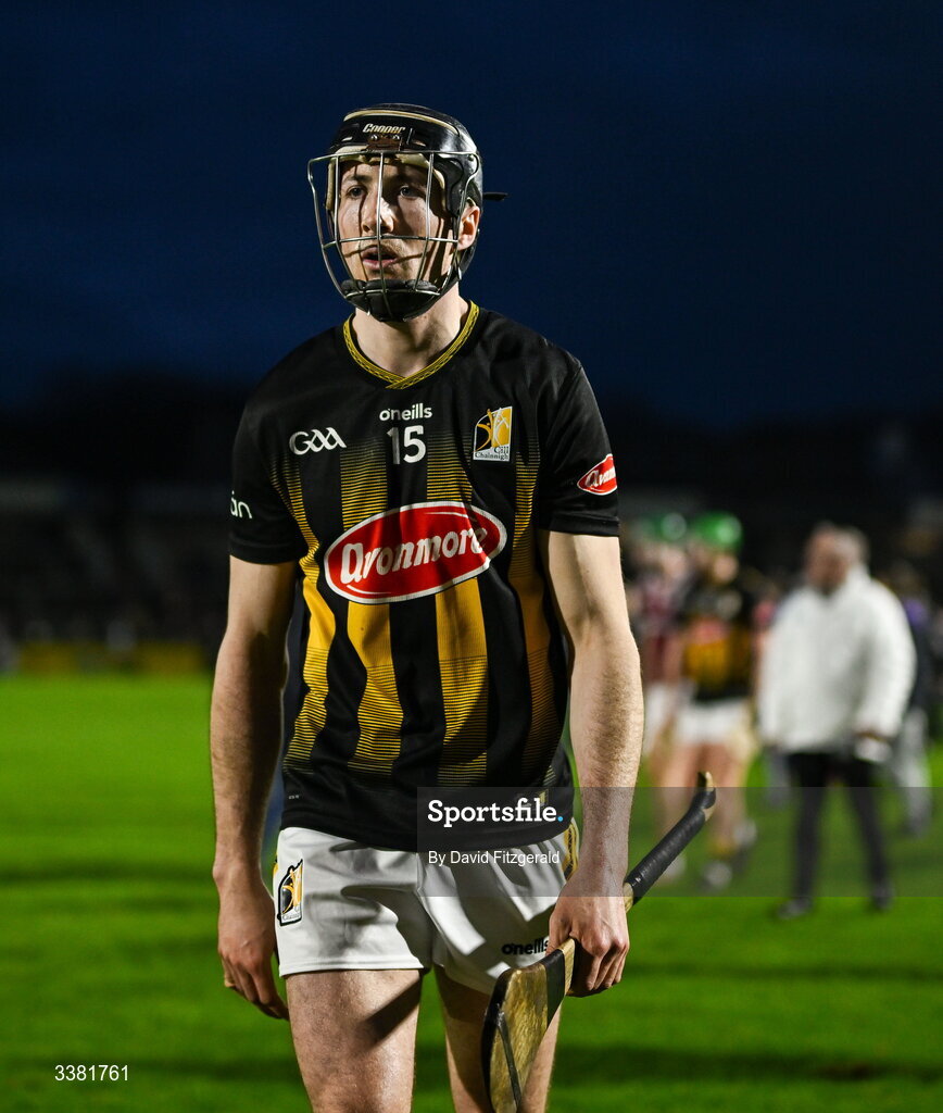 7 March 2026; Tom Phelan of Kilkenny after his side's defeat in the Allianz Hurling League Division 1A match between Galway and Kilkenny at Pearse Stadium in Galway. Photo by David Fitzgerald/Sportsfile