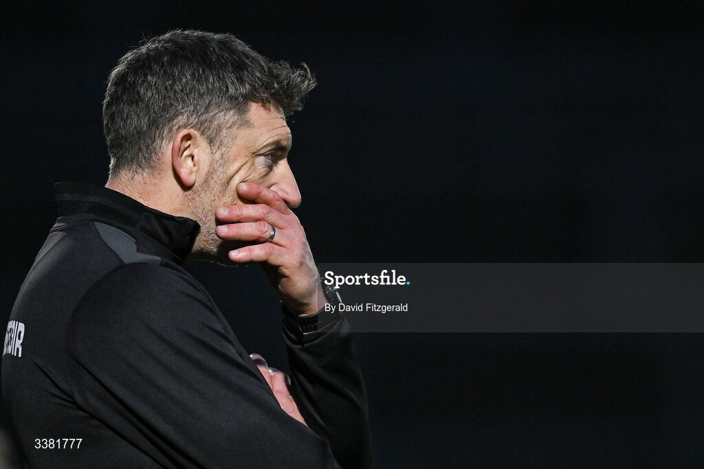 7 March 2026; Kilkenny manager Derek Lyng during the Allianz Hurling League Division 1A match between Galway and Kilkenny at Pearse Stadium in Galway. Photo by David Fitzgerald/Sportsfile
