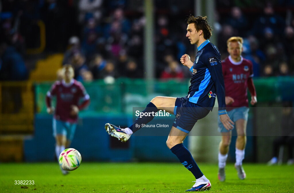 27 February 2026; Seán Boyd of Shelbourne during the SSE Airtricity Men's Premier Division match between Drogheda United and Shelbourne at Sullivan & Lambe Park in Drogheda, Louth. Photo by Shauna Clinton/Sportsfile
