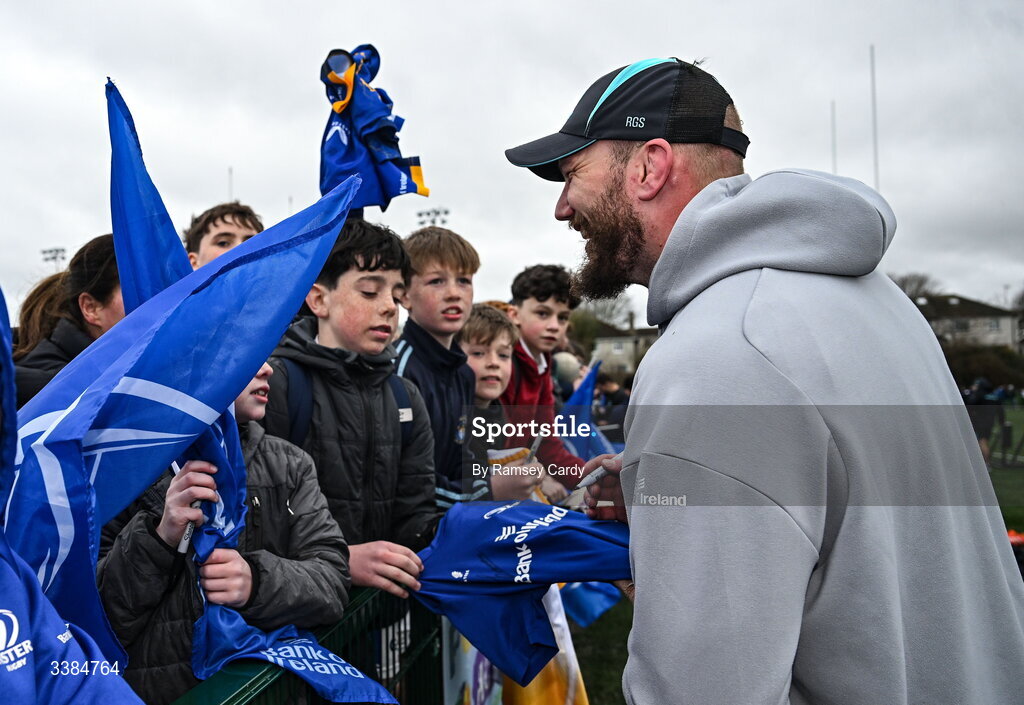 10 March 2026; RG Snyman during a Leinster Rugby open training session at Skerries RFC in Skerries, Dublin. Photo by Ramsey Cardy/Sportsfile