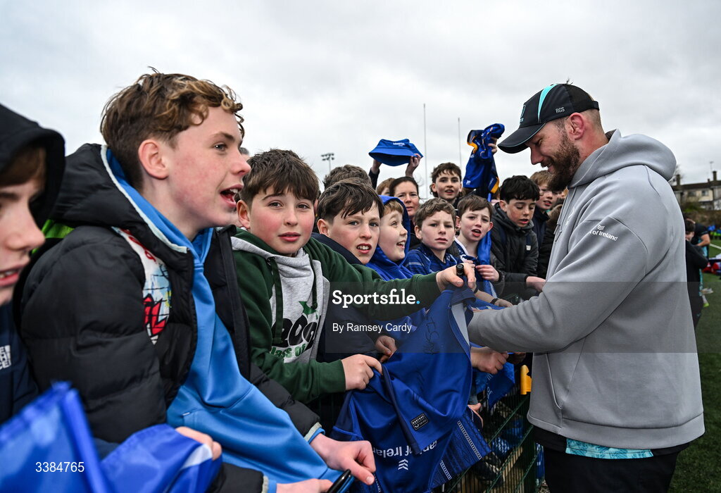 10 March 2026; RG Snyman during a Leinster Rugby open training session at Skerries RFC in Skerries, Dublin. Photo by Ramsey Cardy/Sportsfile