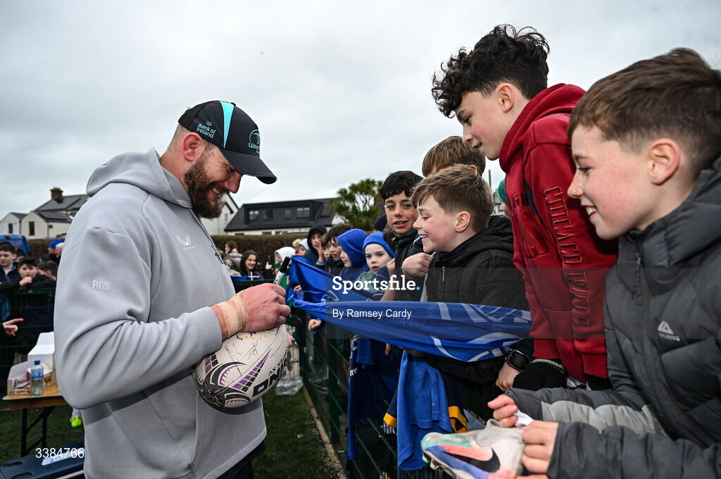 10 March 2026; RG Snyman during a Leinster Rugby open training session at Skerries RFC in Skerries, Dublin. Photo by Ramsey Cardy/Sportsfile