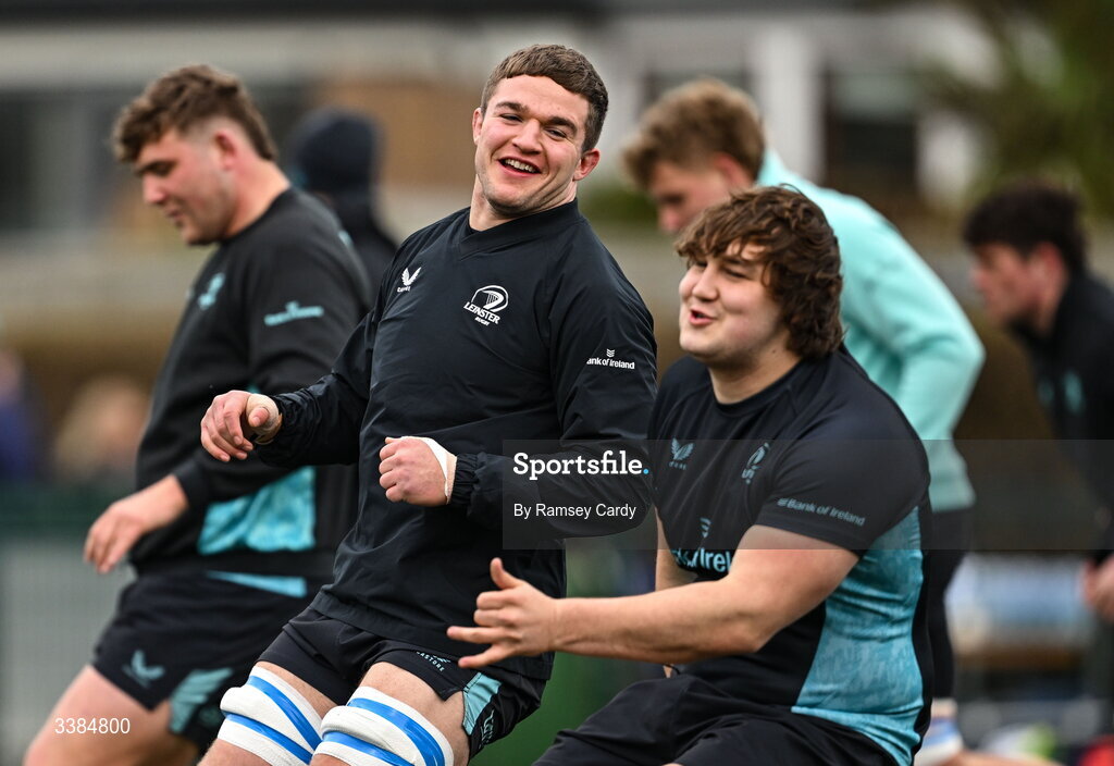10 March 2026; Scott Penny during a Leinster Rugby open training session at Skerries RFC in Skerries, Dublin. Photo by Ramsey Cardy/Sportsfile