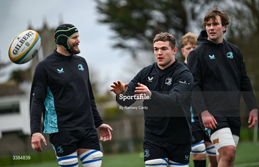 10 March 2026; Scott Penny during a Leinster Rugby open training session at Skerries RFC in Skerries, Dublin. Photo by Ramsey Cardy/Sportsfile