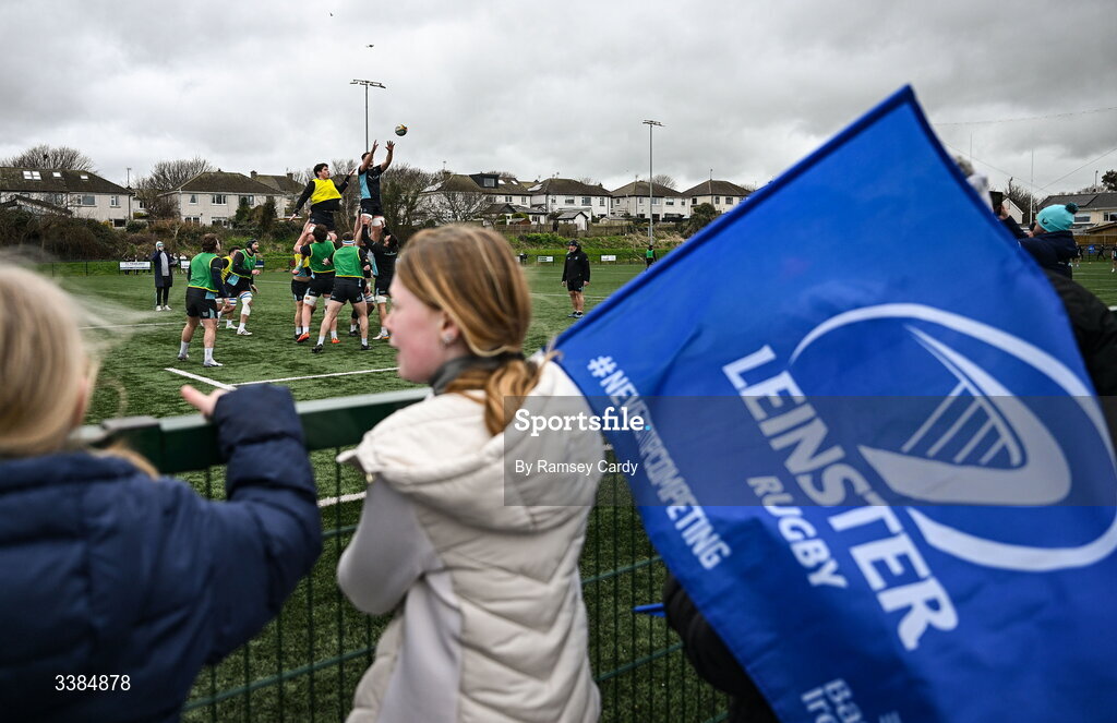10 March 2026; A general view during a Leinster Rugby open training session at Skerries RFC in Skerries, Dublin. Photo by Ramsey Cardy/Sportsfile