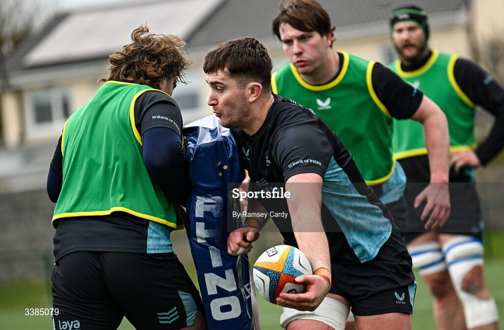 10 March 2026; Brian Deeny during a Leinster Rugby open training session at Skerries RFC in Skerries, Dublin. Photo by Ramsey Cardy/Sportsfile