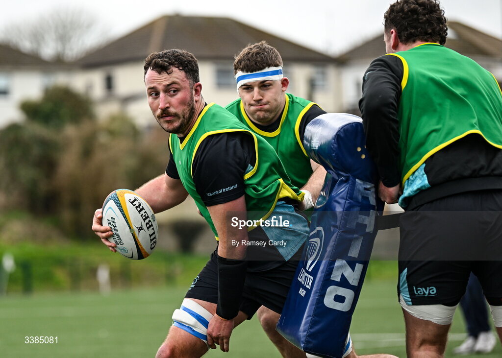 10 March 2026; Will Connors during a Leinster Rugby open training session at Skerries RFC in Skerries, Dublin. Photo by Ramsey Cardy/Sportsfile