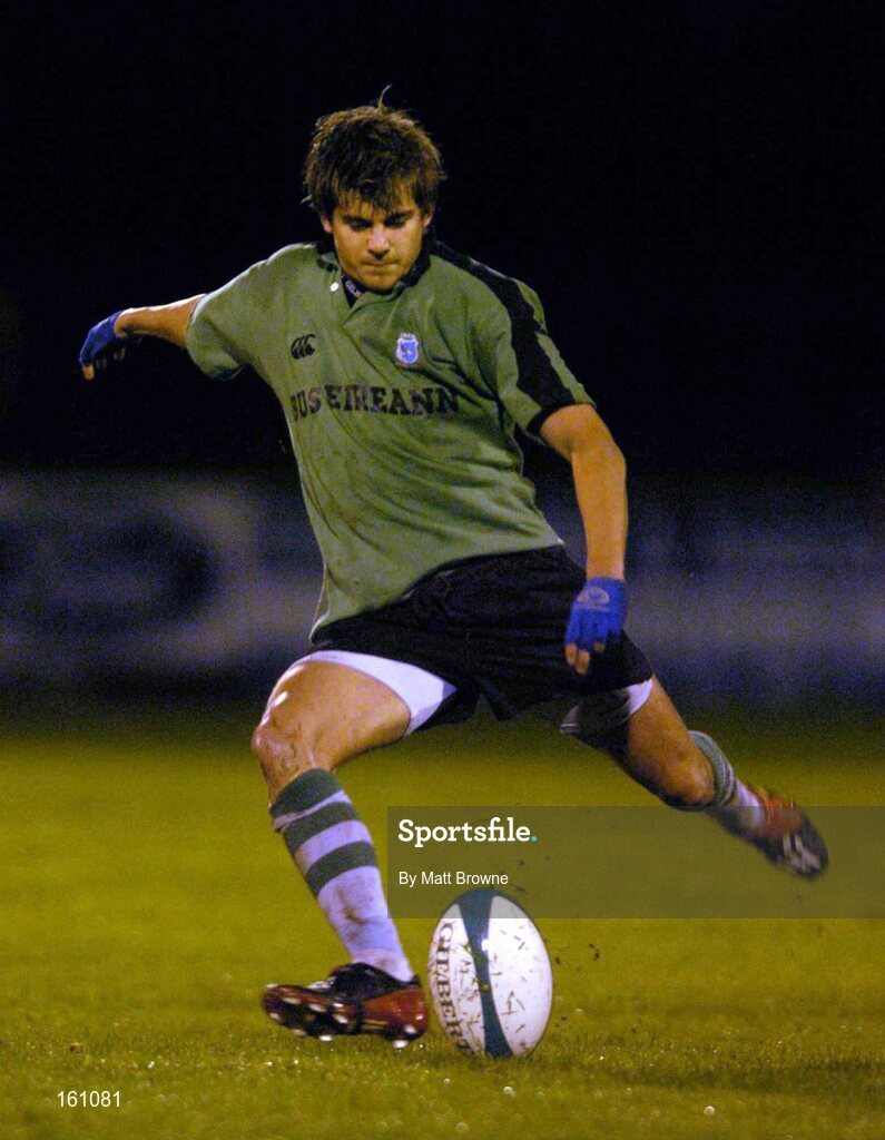 17 November 2004; Peter Beirne, Connacht U21, in action against New Zealand U21. U21 Representative Match, Connacht U21 v New Zealand U21, Dubarry Park, Athlone. Picture credit; Matt Browne / SPORTSFILE