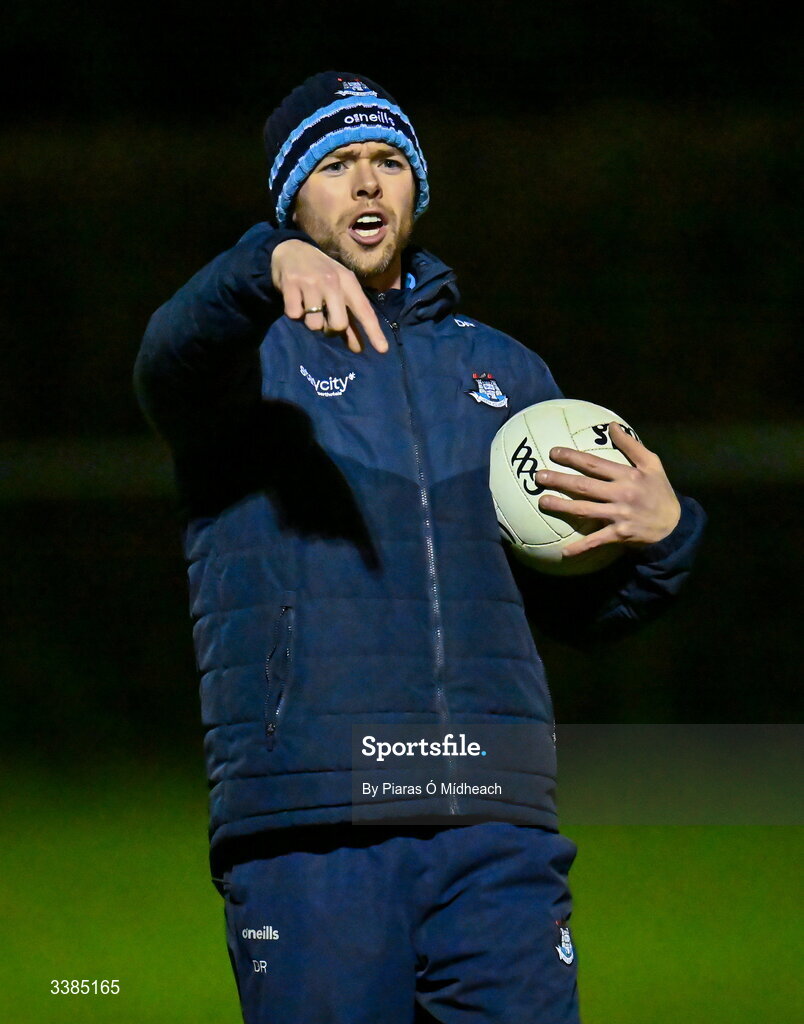 11 March 2026; Selector Dean Rock during a Dublin Football training session at Innisfails GAA Club in Dublin. Photo by Piaras Ó Mídheach/Sportsfile