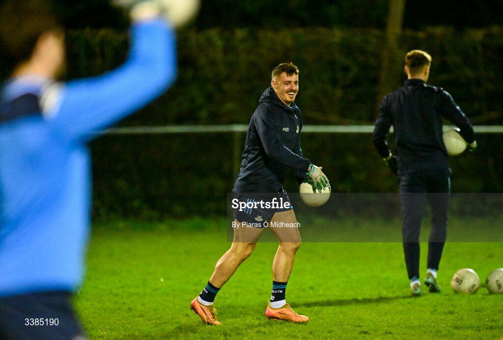11 March 2026; Brian Howard during a Dublin Football training session at Innisfails GAA Club in Dublin. Photo by Piaras Ó Mídheach/Sportsfile
