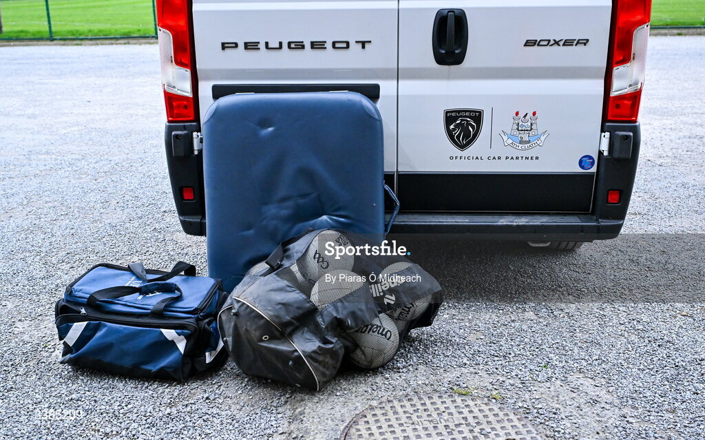 11 March 2026; The Dublin kit van at a Dublin Football training session at Innisfails GAA Club in Dublin. Photo by Piaras Ó Mídheach/Sportsfile