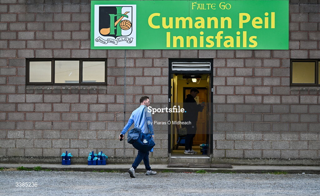11 March 2026; Ciarán Kilkenny arrives before a Dublin Football training session at Innisfails GAA Club in Dublin. Photo by Piaras Ó Mídheach/Sportsfile