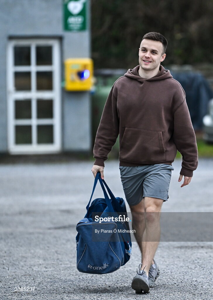 11 March 2026; Eoin Murchan arrives before a Dublin Football training session at Innisfails GAA Club in Dublin. Photo by Piaras Ó Mídheach/Sportsfile