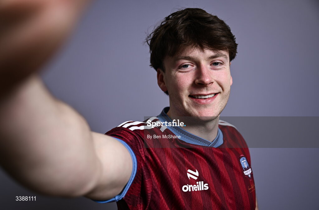 11 March 2026; Dara McGuinness during a Galway United squad portraits session at Diligent Headquarters in Galway. Photo by Ben McShane/Sportsfile
