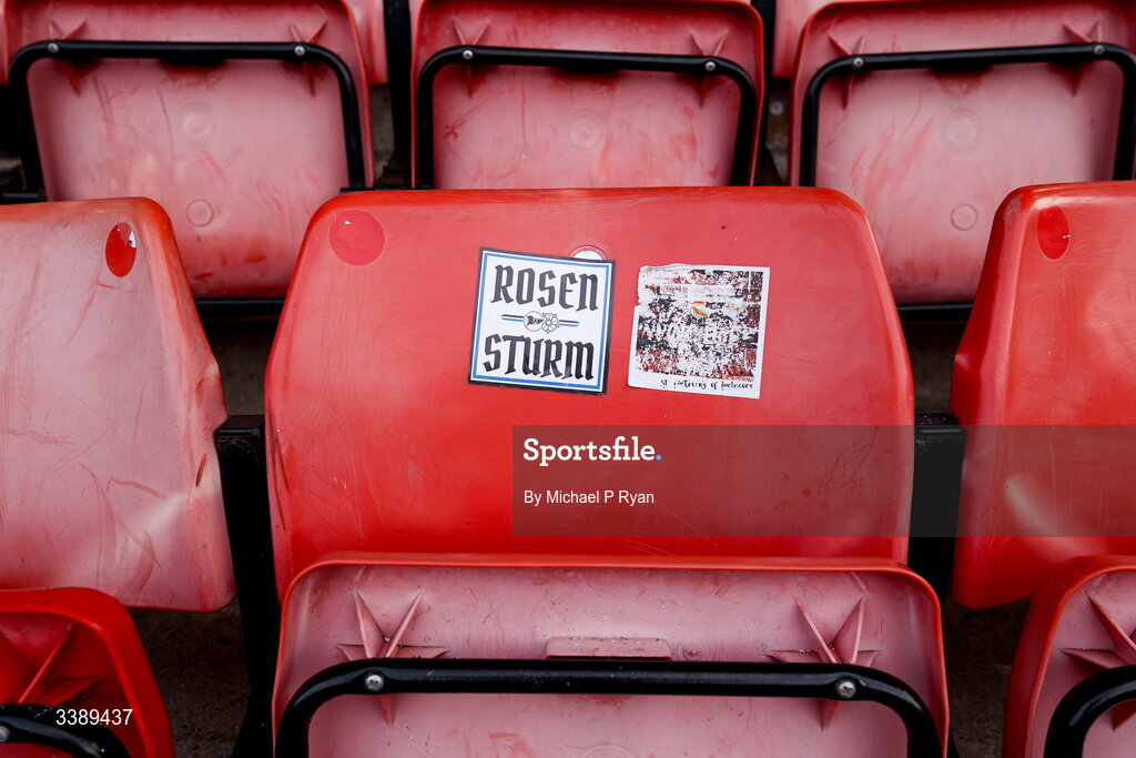 13 March 2026; A general view of  Richmond Park before the SSE Airtricity Men's Premier Division match between St Patrick's Athletic and Drogheda United at Richmond Park in Dublin. Photo by Michael P Ryan/Sportsfile