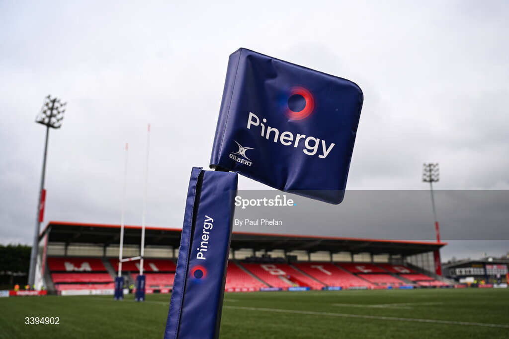 18 March 2026; A general view of Virgin Media Park before the Pinergy Munster Schools Boys Senior Cup final match between Presentation Brothers College and St. Munchin’s College at Virgin Media Park in Cork. Photo by Paul Phelan/Sportsfile
