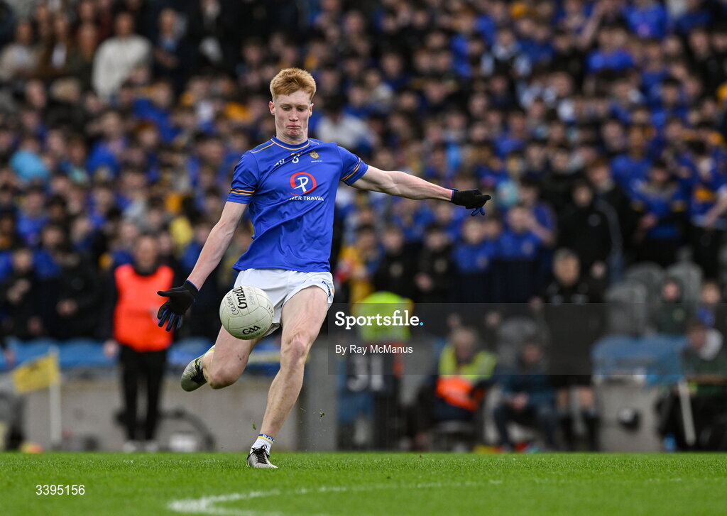 17 March 2026; Eoin O’Flaherty of Tralee CBS during the Masita GAA Post Primary Schools Hogan Cup final match between Coláiste Mhuire Mullingar, Westmeath, and Tralee CBS, Kerry,  at Croke Park in Dublin. Photo by Ray McManus/Sportsfile