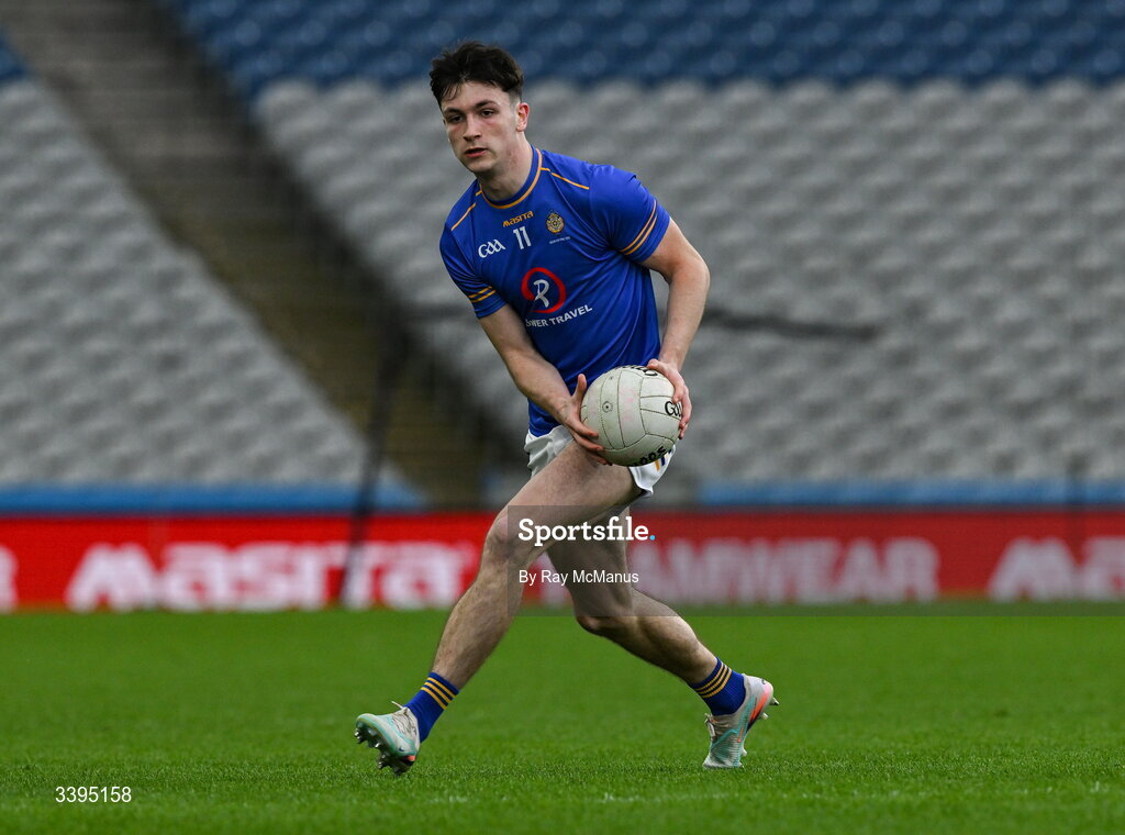 17 March 2026; Ronan Carroll of Tralee CBS during the Masita GAA Post Primary Schools Hogan Cup final match between Coláiste Mhuire Mullingar, Westmeath, and Tralee CBS, Kerry,  at Croke Park in Dublin. Photo by Ray McManus/Sportsfile