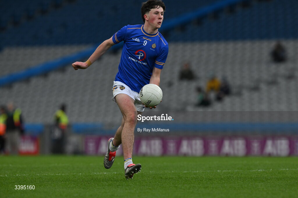 17 March 2026; Cian McKenna of Tralee CBS during the Masita GAA Post Primary Schools Hogan Cup final match between Coláiste Mhuire Mullingar, Westmeath, and Tralee CBS, Kerry,  at Croke Park in Dublin. Photo by Ray McManus/Sportsfile