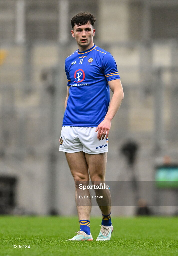 17 March 2026; Ronan Carroll of Tralee CBS during the Masita GAA Post Primary Schools Hogan Cup final match between Coláiste Mhuire Mullingar, Westmeath, and Tralee CBS, Kerry, at Croke Park in Dublin. Photo by Paul Phelan/Sportsfile