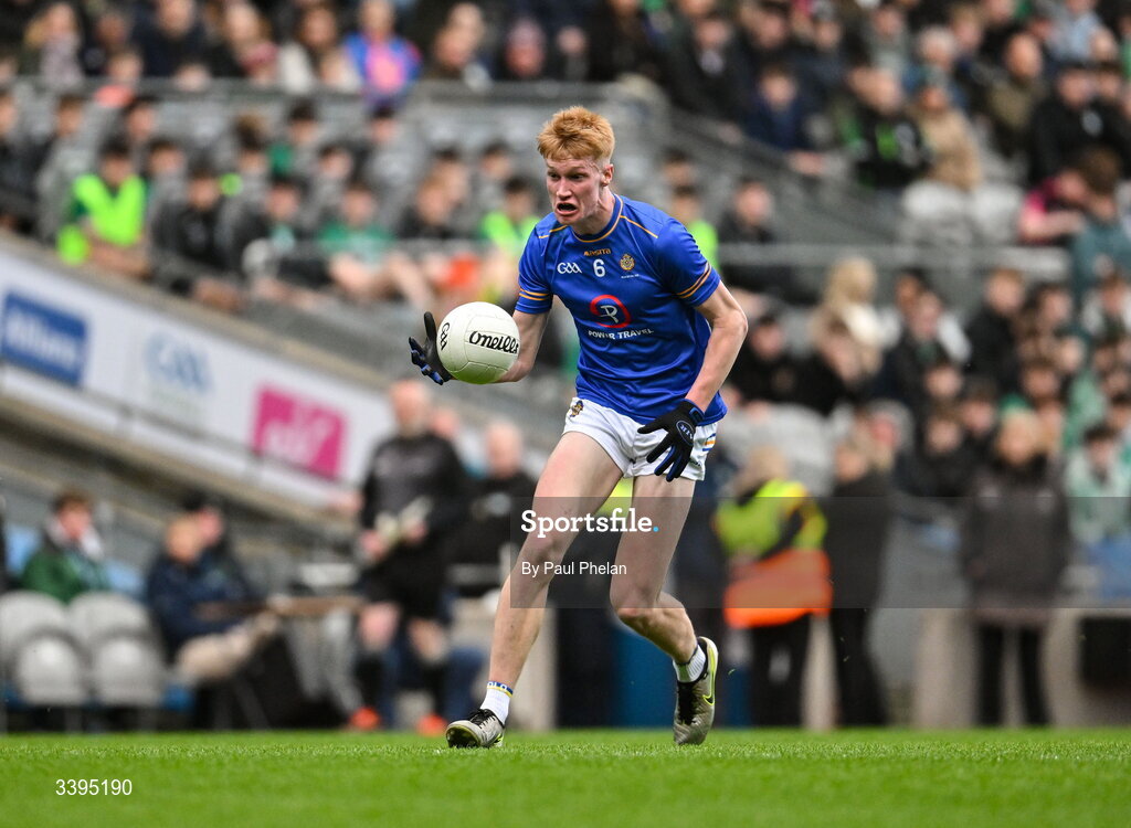 17 March 2026; Eoin O’Flaherty of Tralee CBS during the Masita GAA Post Primary Schools Hogan Cup final match between Coláiste Mhuire Mullingar, Westmeath, and Tralee CBS, Kerry, at Croke Park in Dublin. Photo by Paul Phelan/Sportsfile