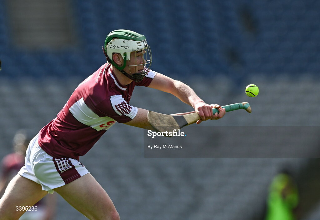17 March 2026; Michael Lewis of Athenry during the Masita GAA Post Primary Schools Croke Cup final match between Presentation College Athenry, Galway, and St Kieran's College, Kilkenny, at Croke Park in Dublin. Photo by Ray McManus/Sportsfile
