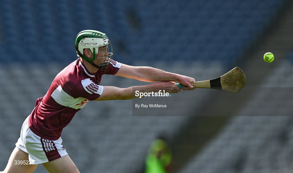 17 March 2026; Michael Lewis of Athenry during the Masita GAA Post Primary Schools Croke Cup final match between Presentation College Athenry, Galway, and St Kieran's College, Kilkenny, at Croke Park in Dublin. Photo by Ray McManus/Sportsfile