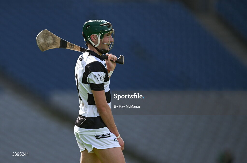 17 March 2026; Gearóid O’Shea of St Kieran's College during the Masita GAA Post Primary Schools Croke Cup final match between Presentation College Athenry, Galway, and St Kieran's College, Kilkenny, at Croke Park in Dublin. Photo by Ray McManus/Sportsfile