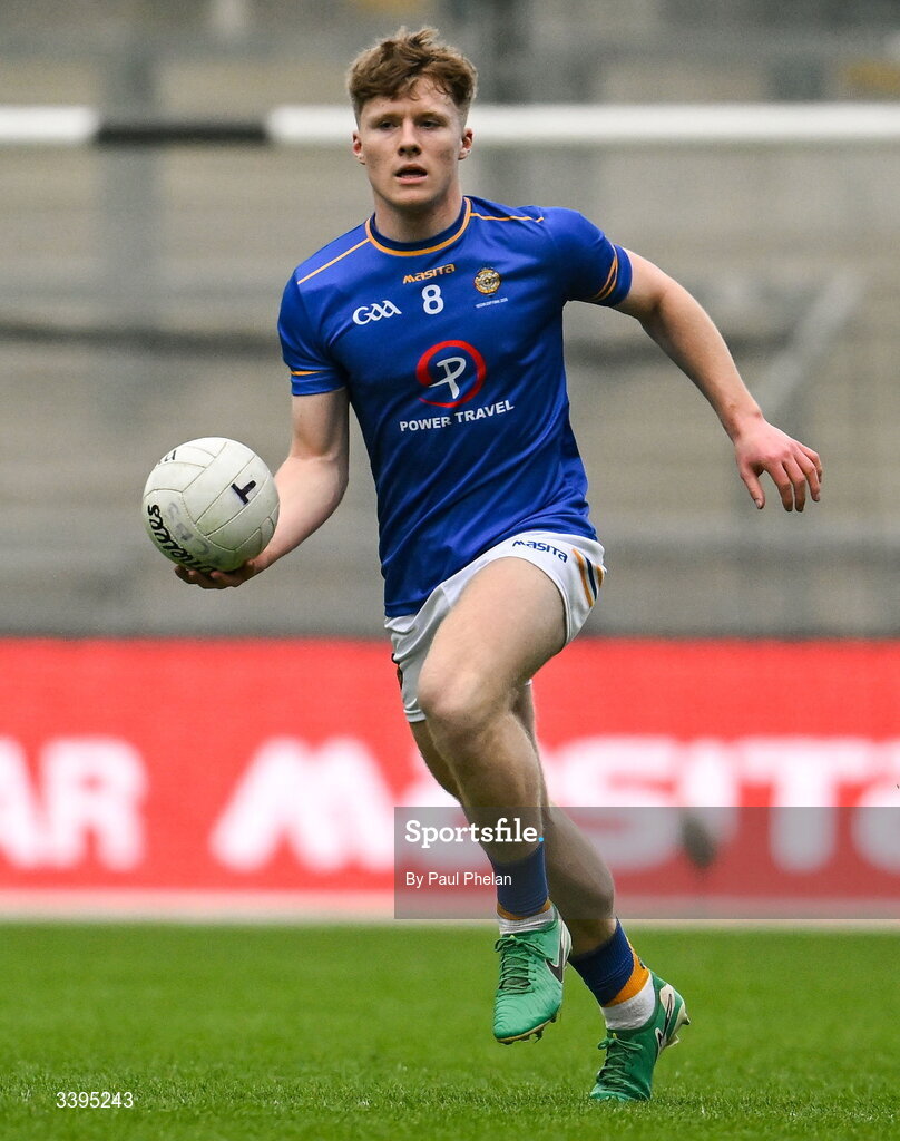 17 March 2026; Máirtín McKivergan of Tralee CBS during the Masita GAA Post Primary Schools Hogan Cup final match between Coláiste Mhuire Mullingar, Westmeath, and Tralee CBS, Kerry, at Croke Park in Dublin. Photo by Paul Phelan/Sportsfile