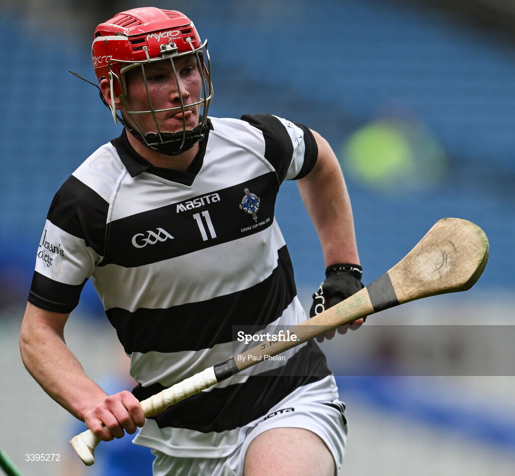 17 March 2026; Jake Mullen of St Kieran's College during the Masita GAA Post Primary Schools Croke Cup final match between Presentation College Athenry, Galway, and St Kieran's College, Kilkenny, at Croke Park in Dublin. Photo by Paul Phelan/Sportsfile