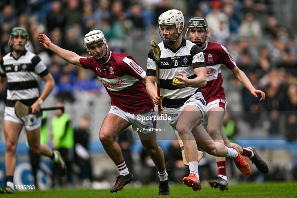 17 March 2026; Conor McEvoy of St Kieran's College during the Masita GAA Post Primary Schools Croke Cup final match between Presentation College Athenry, Galway, and St Kieran's College, Kilkenny, at Croke Park in Dublin. Photo by Paul Phelan/Sportsfile