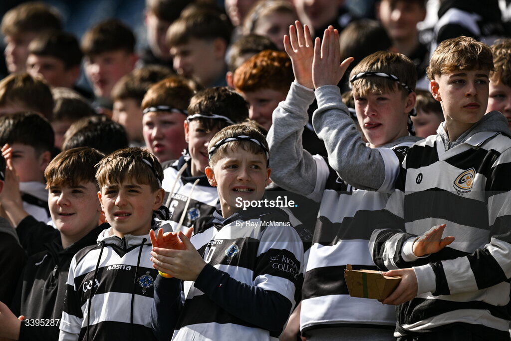 17 March 2026; St Kieran's College supporters before the Masita GAA Post Primary Schools Croke Cup final match between Presentation College Athenry, Galway, and St Kieran's College, Kilkenny, at Croke Park in Dublin. Photo by Ray McManus/Sportsfile