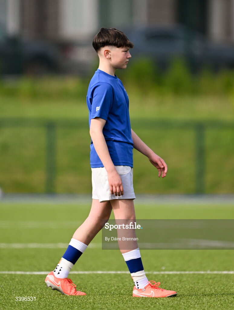 20 March 2026; Fergus Buggy of St Mary's College ahead of the Bank of Ireland Leinster Rugby Boys Schools Junior Cup final match between St Mary's College and St Michael's College at Energia Park in Dublin. Photo by Daire Brennan/Sportsfile