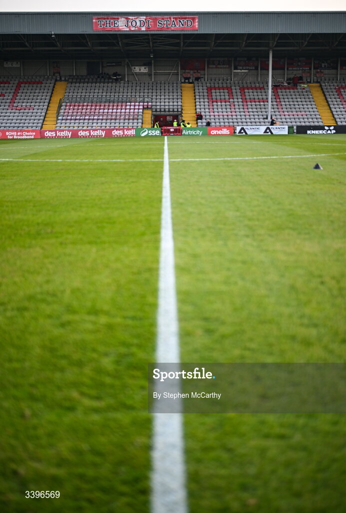 20 March 2026; A general view of Dalymount Park before the SSE Airtricity Men's Premier Division match between Bohemians and Dundalk at Dalymount Park in Dublin. Photo by Stephen McCarthy/Sportsfile