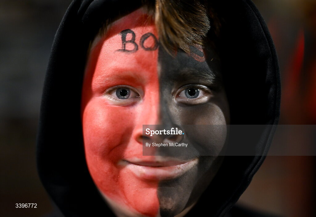 20 March 2026; Bohemians supporter Luke Maher before the SSE Airtricity Men's Premier Division match between Bohemians and Dundalk at Dalymount Park in Dublin. Photo by Stephen McCarthy/Sportsfile