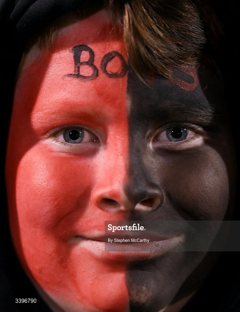 20 March 2026; Bohemians supporter Luke Maher before the SSE Airtricity Men's Premier Division match between Bohemians and Dundalk at Dalymount Park in Dublin. Photo by Stephen McCarthy/Sportsfile