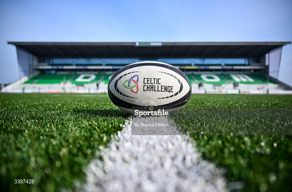 21 March 2026; A general view before the Celtic Challenge semi-final match between Clovers and Gwalia Lightning at Dexcom Stadium in Galway. Photo by Shauna Clinton/Sportsfile