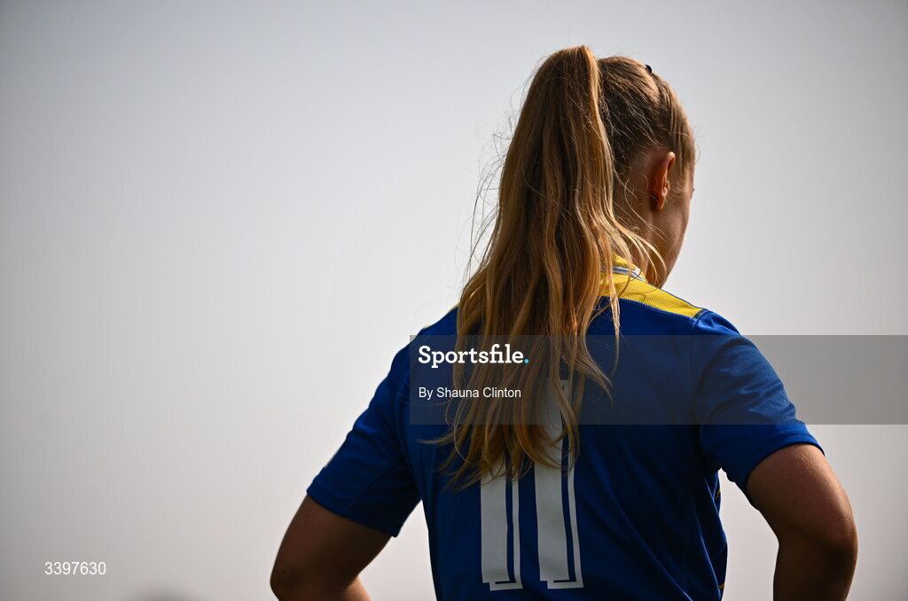 21 March 2026; Catherine Richards of Gwalia Lightning during the Celtic Challenge semi-final match between Clovers and Gwalia Lightning at Dexcom Stadium in Galway. Photo by Shauna Clinton/Sportsfile
