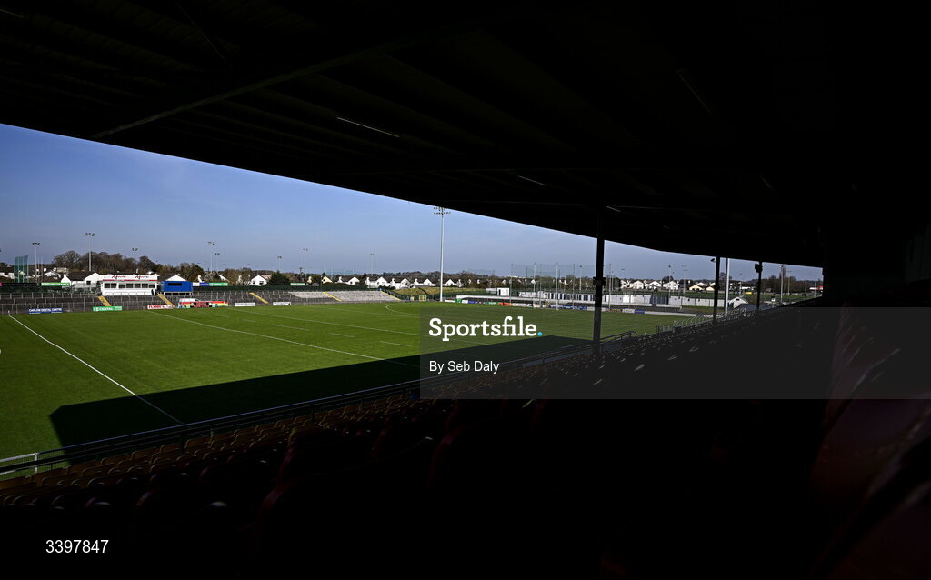 21 March 2026; A general view inside the stadium before the Allianz Hurling League Division 1B match between Carlow and Dublin at Netwatch Cullen Park in Carlow. Photo by Seb Daly/Sportsfile