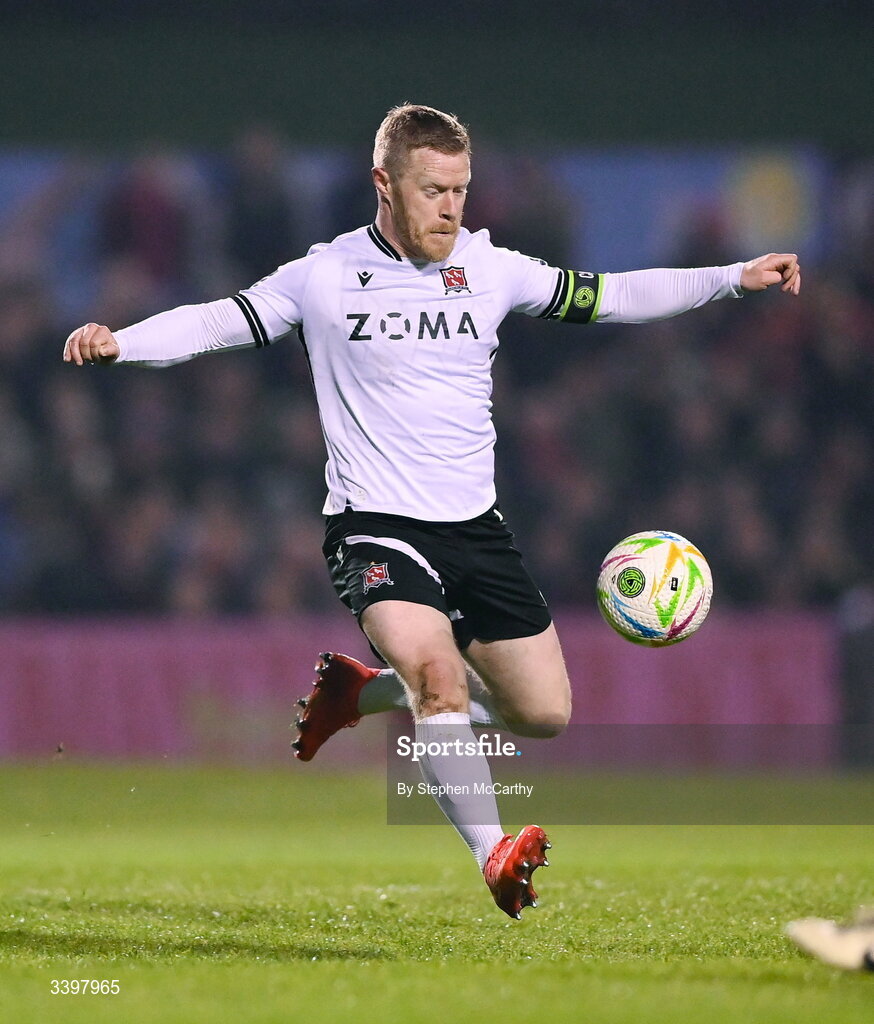 20 March 2026; Daryl Horgan of Dundalk during the SSE Airtricity Men's Premier Division match between Bohemians and Dundalk at Dalymount Park in Dublin. Photo by Stephen McCarthy/Sportsfile