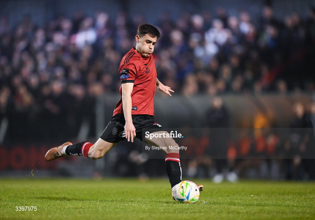 20 March 2026; Dawson Devoy of Bohemians during the SSE Airtricity Men's Premier Division match between Bohemians and Dundalk at Dalymount Park in Dublin. Photo by Stephen McCarthy/Sportsfile