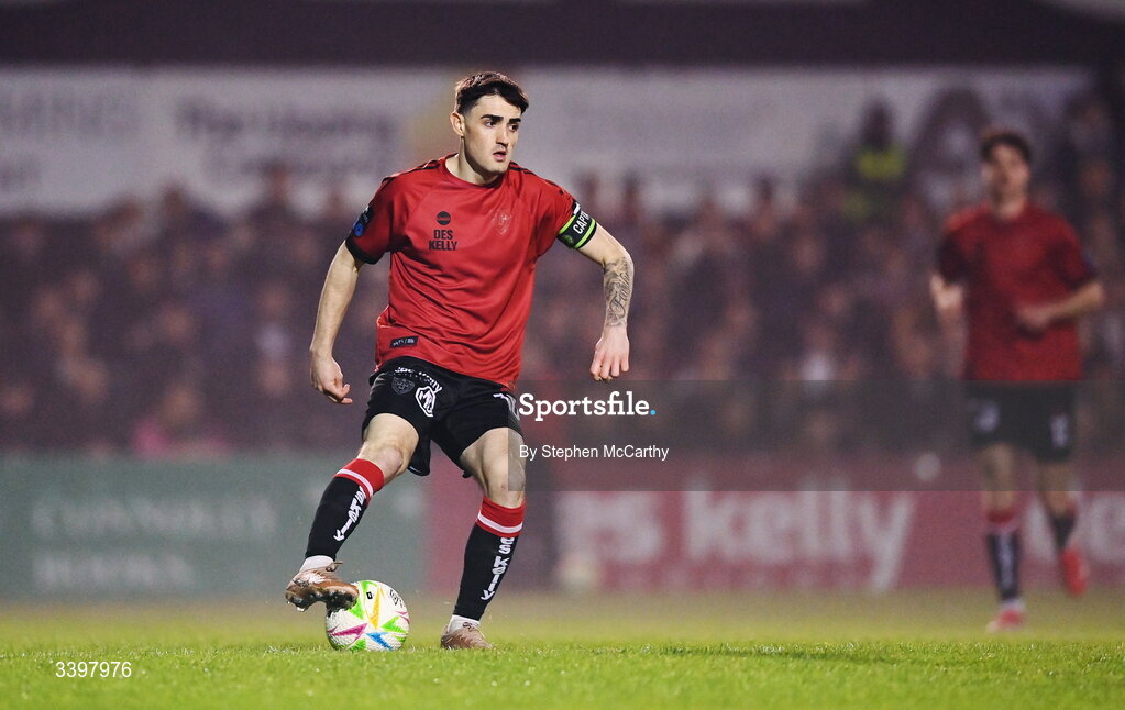20 March 2026; Dawson Devoy of Bohemians during the SSE Airtricity Men's Premier Division match between Bohemians and Dundalk at Dalymount Park in Dublin. Photo by Stephen McCarthy/Sportsfile