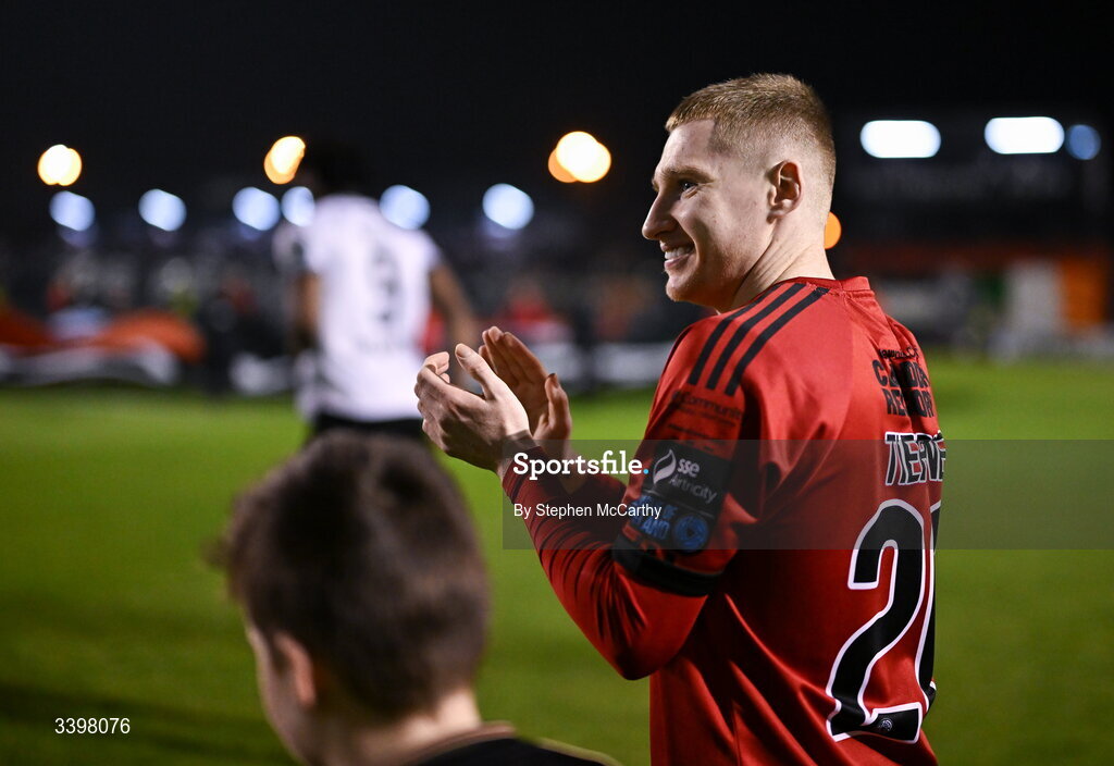20 March 2026; Ross Tierney of Bohemians before the SSE Airtricity Men's Premier Division match between Bohemians and Dundalk at Dalymount Park in Dublin. Photo by Stephen McCarthy/Sportsfile
