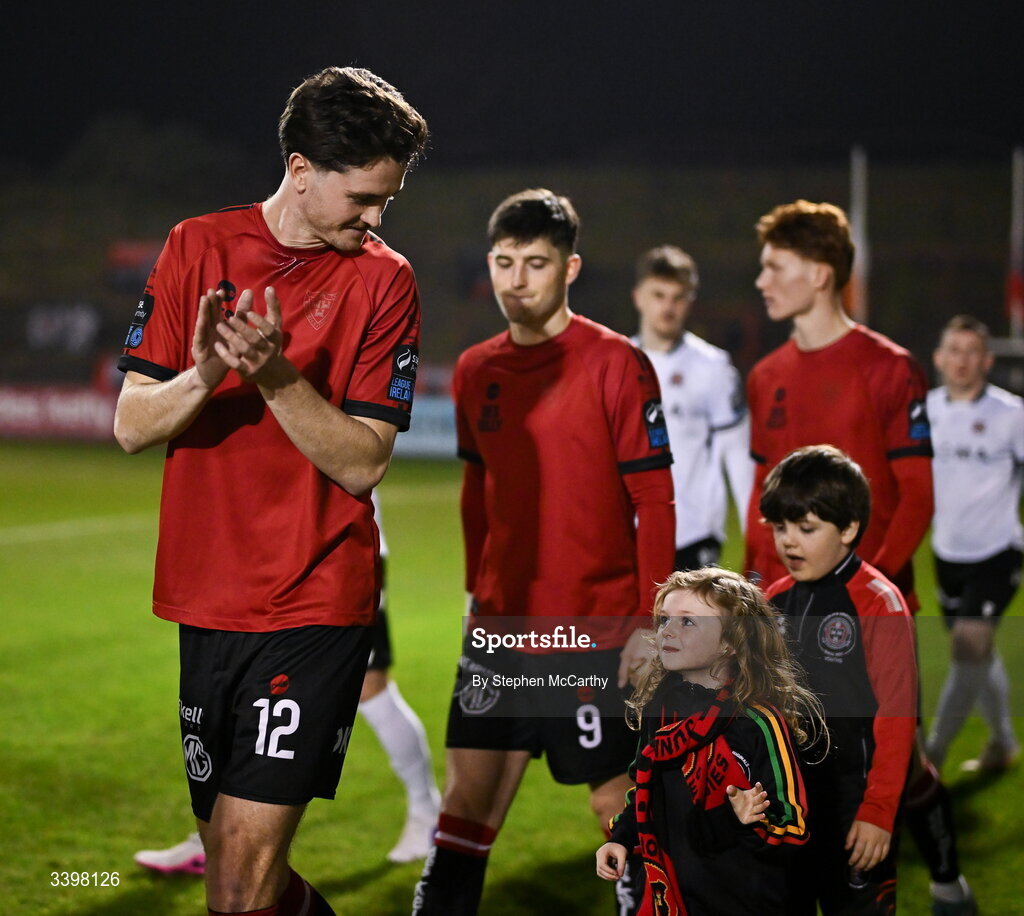 20 March 2026; Patrick Hickey of Bohemians before the SSE Airtricity Men's Premier Division match between Bohemians and Dundalk at Dalymount Park in Dublin. Photo by Stephen McCarthy/Sportsfile