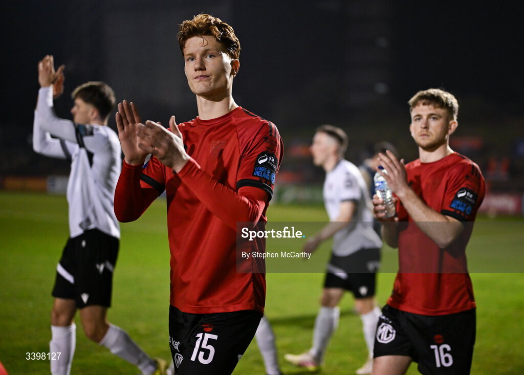 20 March 2026; Senan Mullen of Bohemians before the SSE Airtricity Men's Premier Division match between Bohemians and Dundalk at Dalymount Park in Dublin. Photo by Stephen McCarthy/Sportsfile