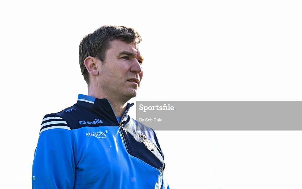 21 March 2026; Dublin manager Niall Ó Ceallacháin before the Allianz Hurling League Division 1B match between Carlow and Dublin at Netwatch Cullen Park in Carlow. Photo by Seb Daly/Sportsfile