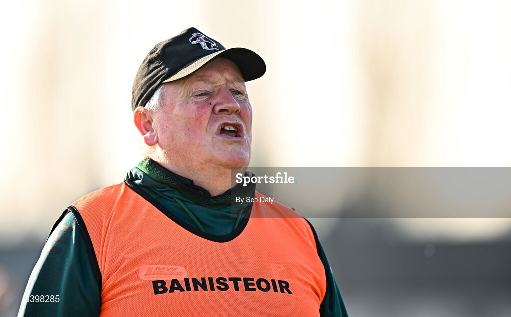 21 March 2026; Carlow manager Pat Bennett before the Allianz Hurling League Division 1B match between Carlow and Dublin at Netwatch Cullen Park in Carlow. Photo by Seb Daly/Sportsfile