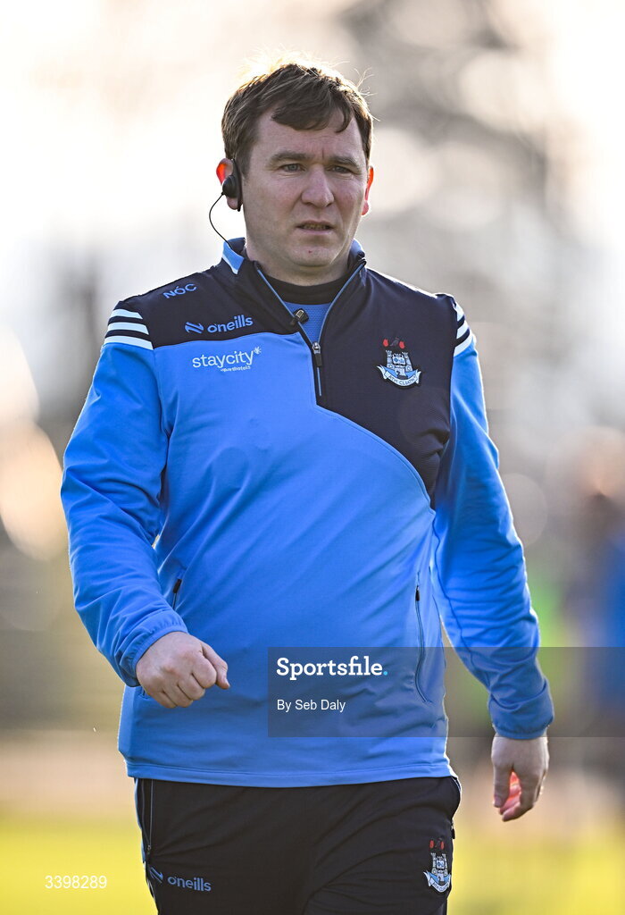 21 March 2026; Dublin manager Niall Ó Ceallacháin before the Allianz Hurling League Division 1B match between Carlow and Dublin at Netwatch Cullen Park in Carlow. Photo by Seb Daly/Sportsfile