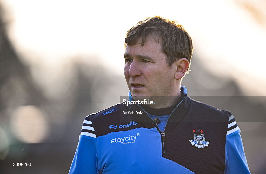 21 March 2026; Dublin manager Niall Ó Ceallacháin before the Allianz Hurling League Division 1B match between Carlow and Dublin at Netwatch Cullen Park in Carlow. Photo by Seb Daly/Sportsfile